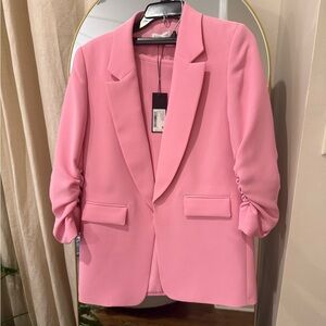 Gianni Bini Elegant Pink Suit Jacket + Skirt